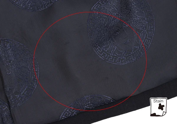 GIANNI VERSACE COUTURE Medusa Lining Shadow Stripe Wool Jacket K-168111_010