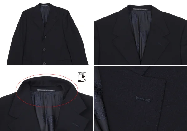 GIANNI VERSACE COUTURE Wool Silk Shadow Stripe Jacket & Pants K-168113_003