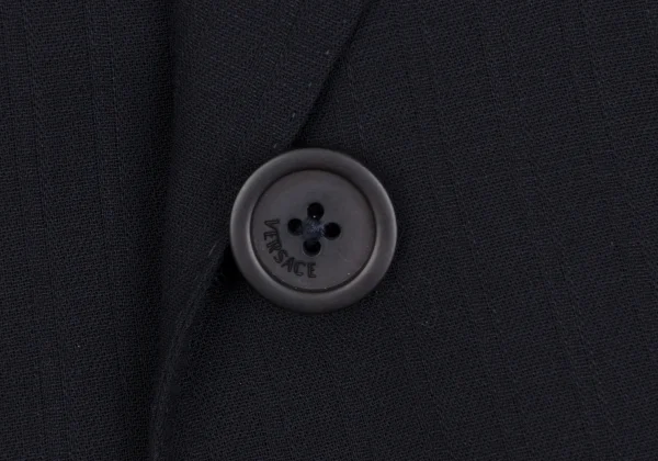 GIANNI VERSACE COUTURE Wool Silk Shadow Stripe Jacket & Pants K-168113_005