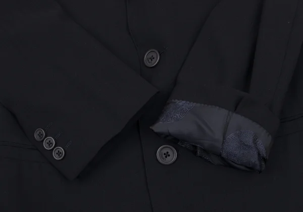 GIANNI VERSACE COUTURE Wool Silk Shadow Stripe Jacket & Pants K-168113_007