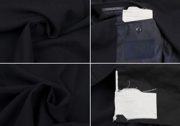 GIANNI VERSACE COUTURE Wool Silk Shadow Stripe Jacket & Pants K-168113_020