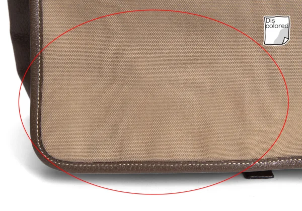 PRADA Leather Switching Canvas Messenger Bag K-168114_010