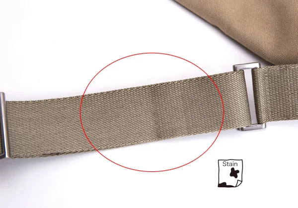 PRADA Leather Switching Canvas Messenger Bag K-168114_013