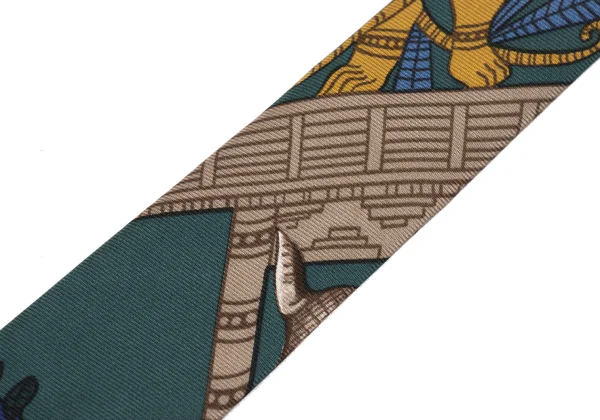 HERMES Horse Knight Printed Tie K-168115_003