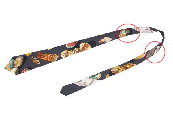 HERMES Motif Printed Tie K-168117_002