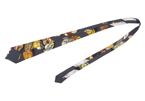 HERMES Motif Printed Tie K-168117_008