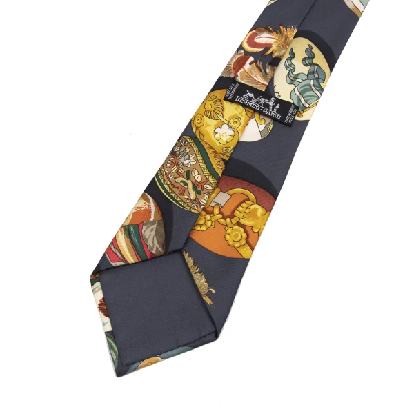 HERMES Motif Printed Tie K-168117_009