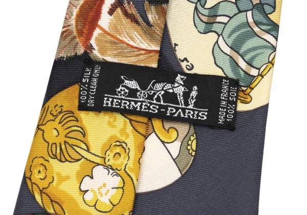 HERMES Motif Printed Tie K-168117_010
