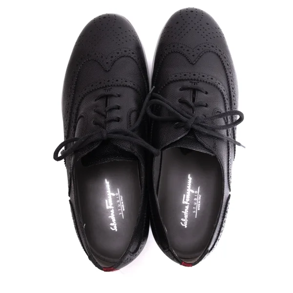 Salvatore Ferragamo MARLOW Wing Tip Leather Shoes K-168118_009