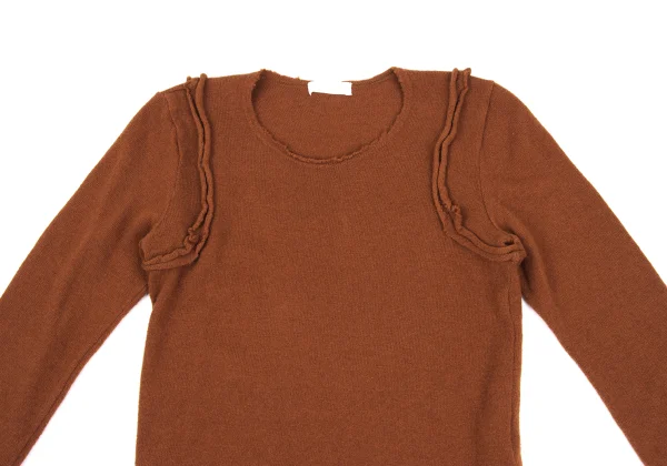 COMME des GARCONS Wool Blend Cutting Design Knit K-168119_003