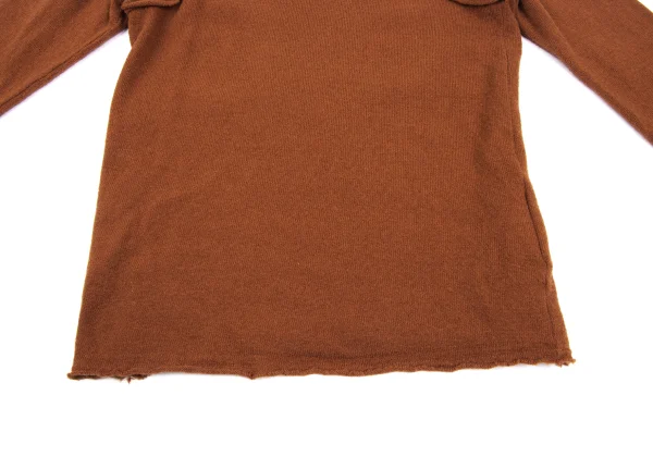 COMME des GARCONS Wool Blend Cutting Design Knit K-168119_008