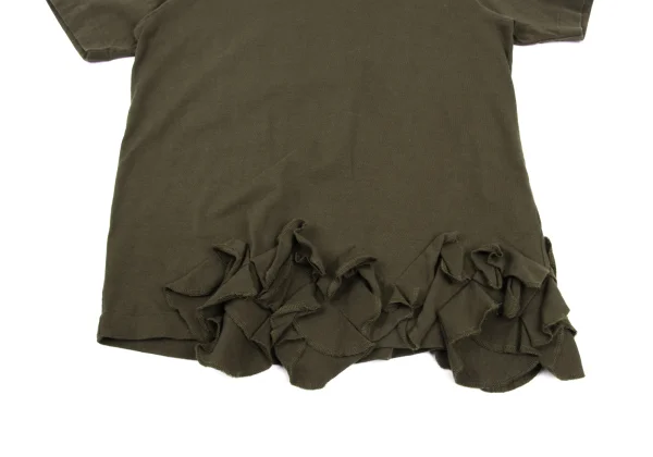 COMME des GARCONS Cotton Ruffle Hem T-shirt K-168120_004