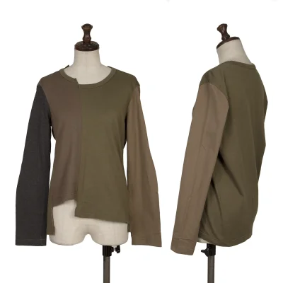 COMME des GARCONS Cotton Switching Design T-shirt