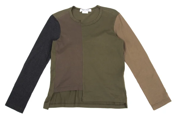 COMME des GARCONS Cotton Switching Design T-shirt K-168121_002