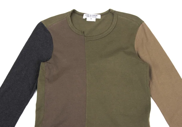 COMME des GARCONS Cotton Switching Design T-shirt K-168121_003