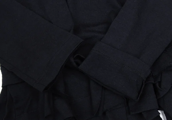 COMME des GARCONS Wool Tiered Hem Design T-shirt K-168123_006