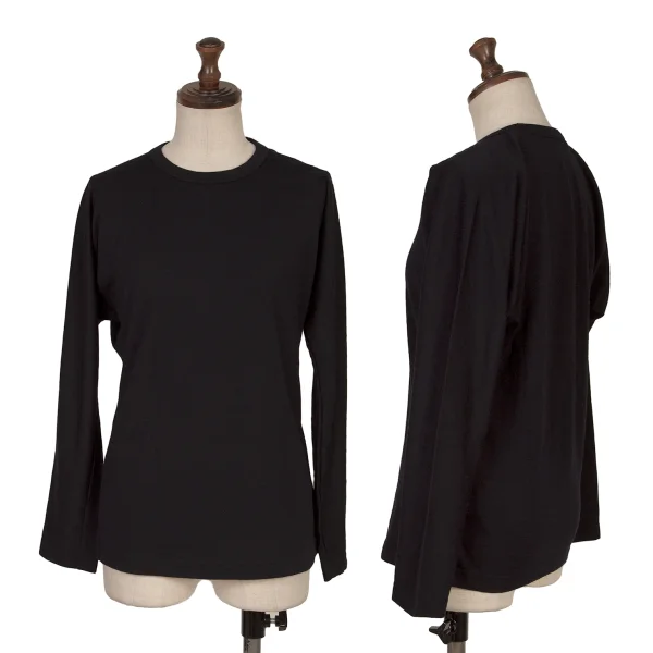 COMME des GARCONS Wool Dolman Sleeve T-shirt Navy S K-168124_001