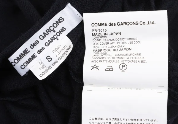 COMME des GARCONS Wool Dolman Sleeve T-shirt K-168124_010