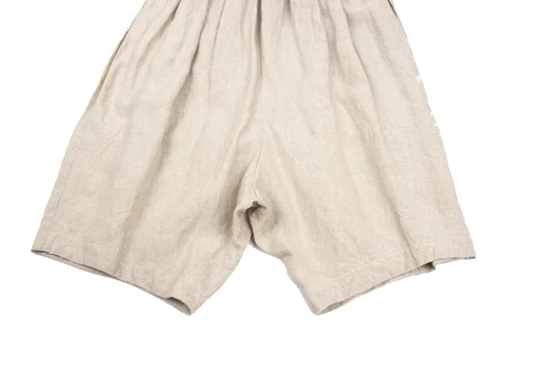 COMME des GARCONS Linen Glitter Pinstripe Gathere Dropped Crotch Pants K-168125_005