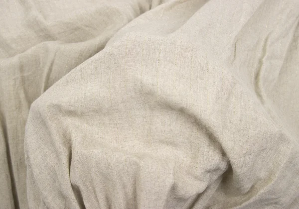 COMME des GARCONS Linen Glitter Pinstripe Gathere Dropped Crotch Pants K-168125_008