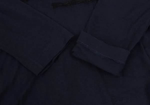 tricot COMME des GARCONS Cotton Front Embroidery Back Open Top K-168130_007