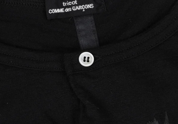 tricot COMME des GARCONS Wool Front Floral Embroidery Cardigan K-168131_005