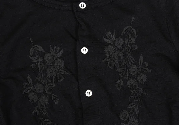 tricot COMME des GARCONS Wool Front Floral Embroidery Cardigan K-168131_006