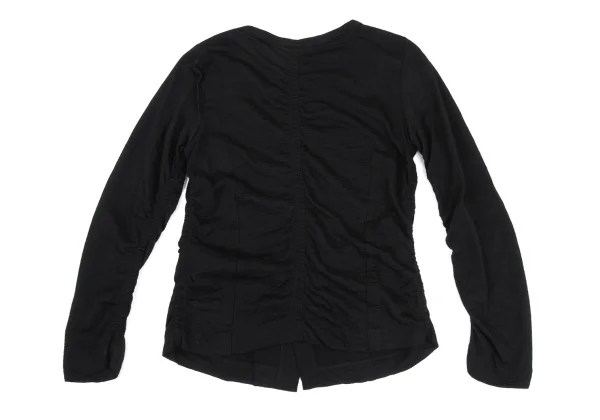 tricot COMME des GARCONS Wool Front Floral Embroidery Cardigan K-168131_013