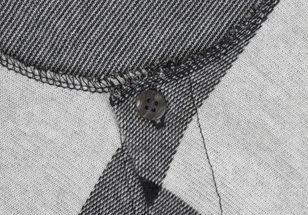 tricot COMME des GARCONS Cotton Blend Diamond Check Cardigan K-168132_004