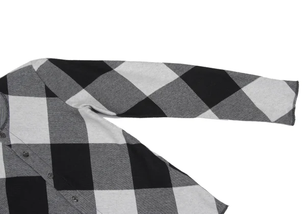 tricot COMME des GARCONS Cotton Blend Diamond Check Cardigan K-168132_005