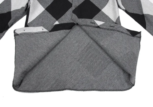 tricot COMME des GARCONS Cotton Blend Diamond Check Cardigan K-168132_008