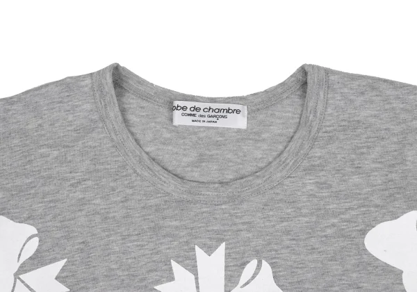 robe de chambre COMME des GARCONS Front Ribbon Print T-shirt K-168134_003