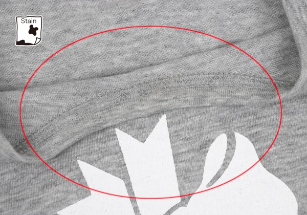 robe de chambre COMME des GARCONS Front Ribbon Print T-shirt K-168134_005