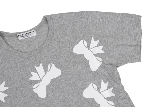robe de chambre COMME des GARCONS Front Ribbon Print T-shirt K-168134_006