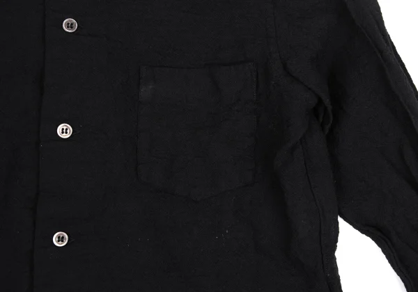 robe de chambre COMME des GARCONS Dyed Wrinkled Round-collar Shirt K-168135_006