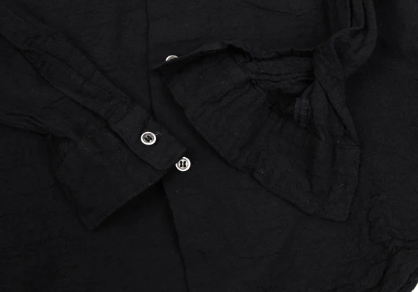 robe de chambre COMME des GARCONS Dyed Wrinkled Round-collar Shirt K-168135_008