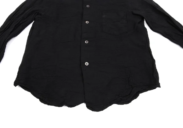 robe de chambre COMME des GARCONS Dyed Wrinkled Round-collar Shirt K-168135_009