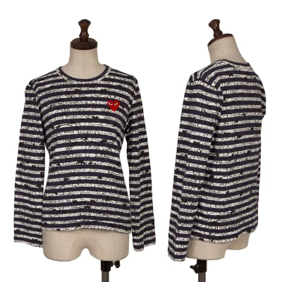 PLAY COMME des GARCONS×Matt Groening Printed Stripe T Shirt