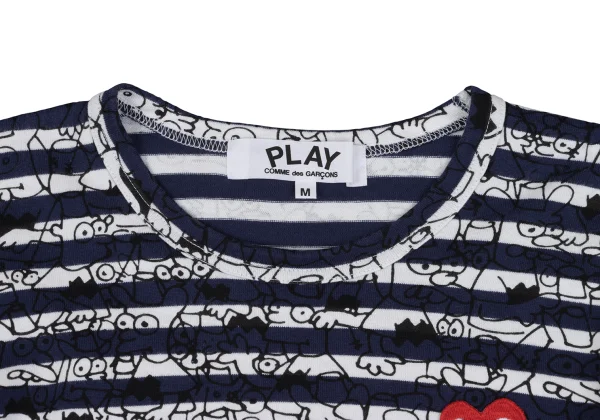 PLAY COMME des GARCONS×Matt Groening Printed Stripe T Shirt K-168136_004