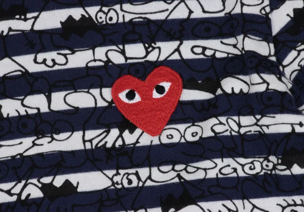 PLAY COMME des GARCONS×Matt Groening Printed Stripe T Shirt K-168136_005