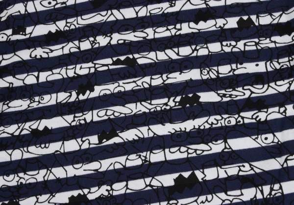 PLAY COMME des GARCONS×Matt Groening Printed Stripe T Shirt K-168136_011