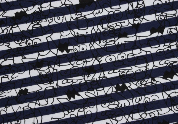 PLAY COMME des GARCONS×Matt Groening Printed Stripe T Shirt K-168136_012