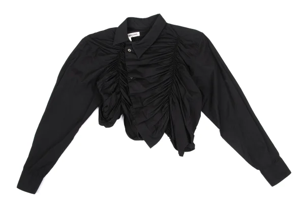 COMME des GARCONS Cotton Shirred Short Blouse K-168137_002