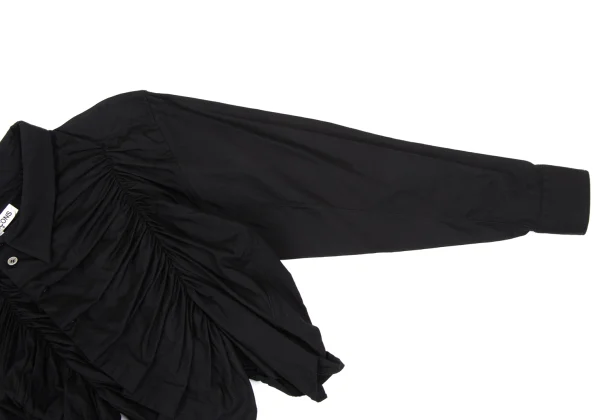 COMME des GARCONS Cotton Shirred Short Blouse K-168137_008