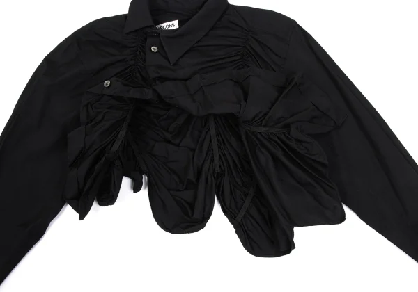 COMME des GARCONS Cotton Shirred Short Blouse K-168137_013
