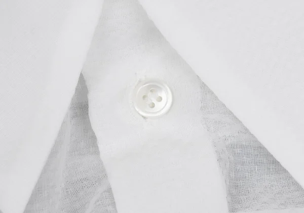 COMME des GARCONS Sheer Shirred Short Blouse K-168138_007