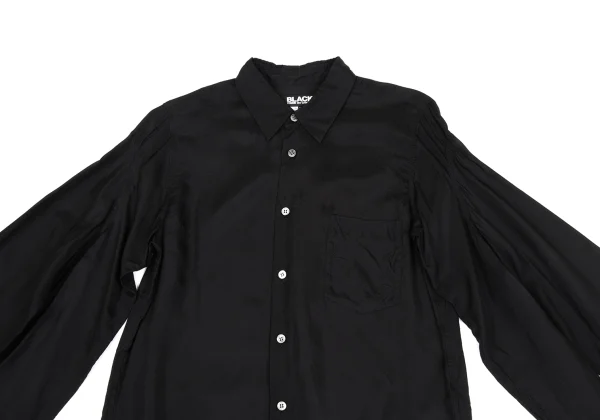 BLACK COMME des GARCONS Cupra Double Sleeve Shirt K-168139_003