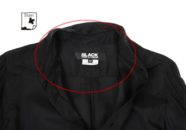 BLACK COMME des GARCONS Cupra Double Sleeve Shirt K-168139_005