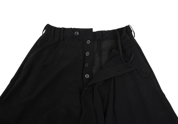 B Yohji Yamamoto Drape Dropped Crotch Pants K-168141_005