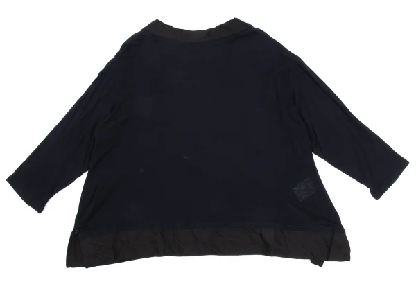 Y's for living Material Switching 3/4 Sleeve Knit Top K-168142_002